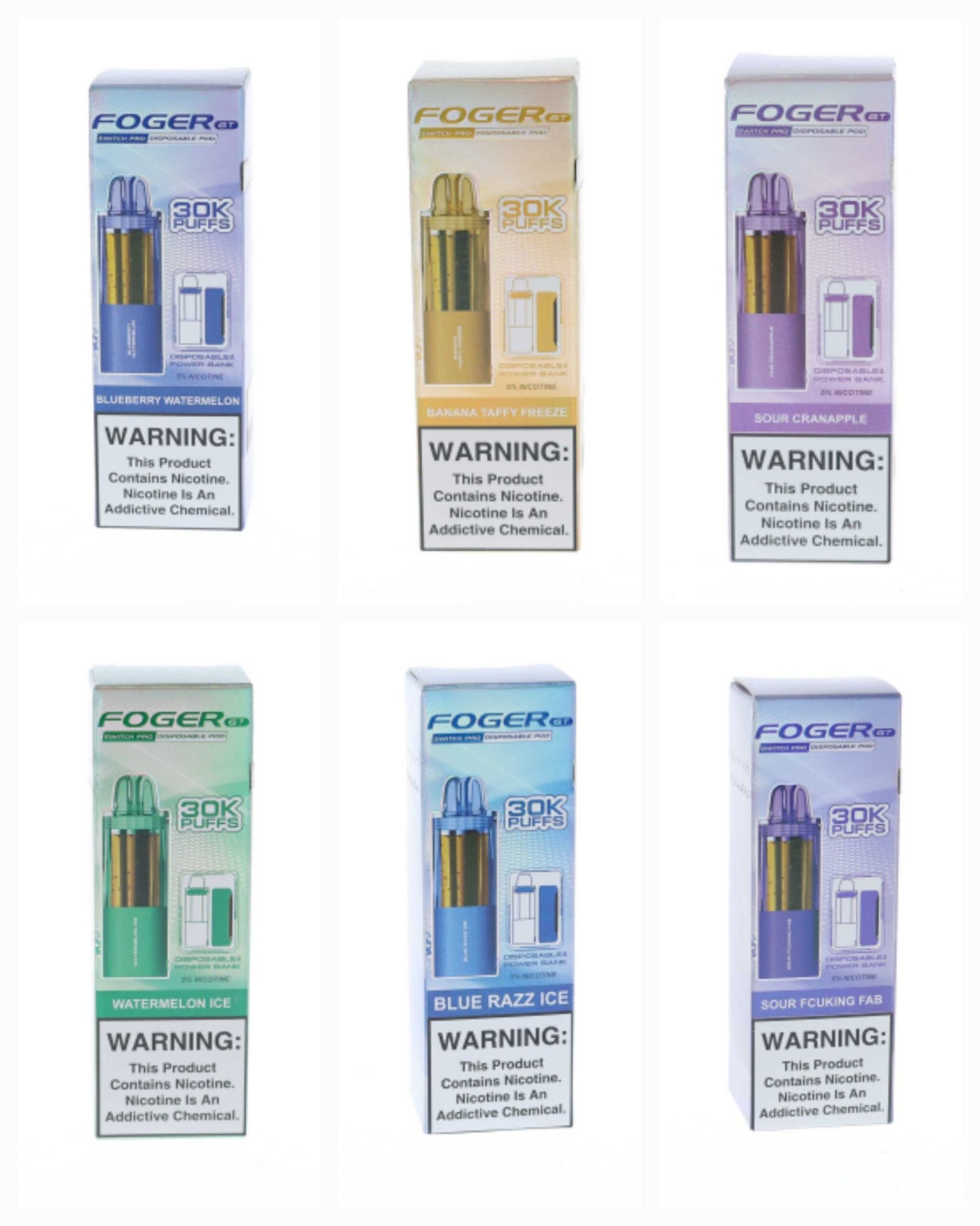 Foger GT Switch Pro 30K Disposable Pod packaging