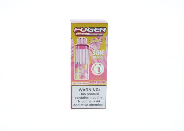 Foger Switch Pro Replacement Pod Peach Berries Refresher packaging