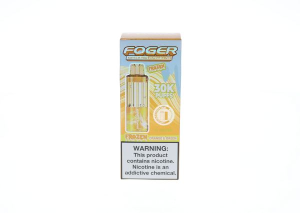 Foger Switch Pro Replacement Pod Frozen Orange Green packaging