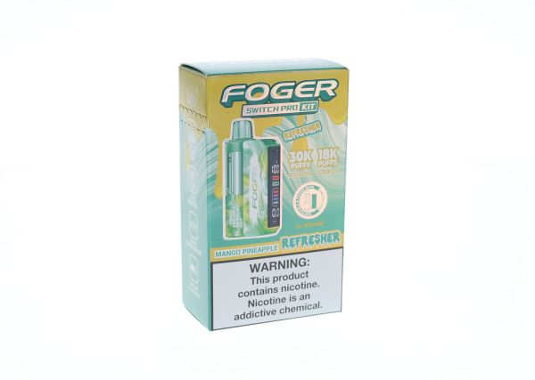 Foger Switch Pro Starter Kit Disposable Mango Pineapple Refresher packaging