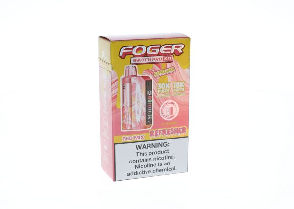 Foger Switch Pro Starter Kit Disposable Red Mix Refresher packaging
