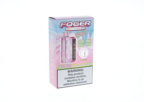 Foger Switch Pro Starter Kit Disposable Frozen Strawberry Grapefruit packaging