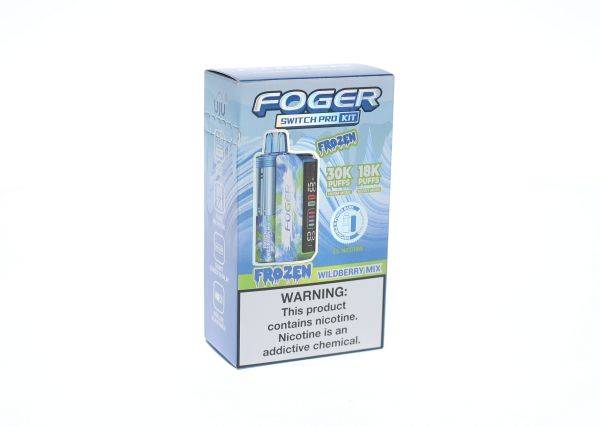 Foger Switch Pro Starter Kit Disposable Frozen Wildberry Mix packaging
