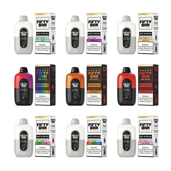 Fifty Bar V2 20K Disposable 20000 Puffs 16mL 50mg thumbnail