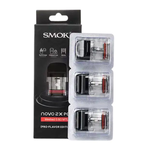 SMOK Novo 2X Meshed 0.8Ω MTL Pod (3pack) thumbnail