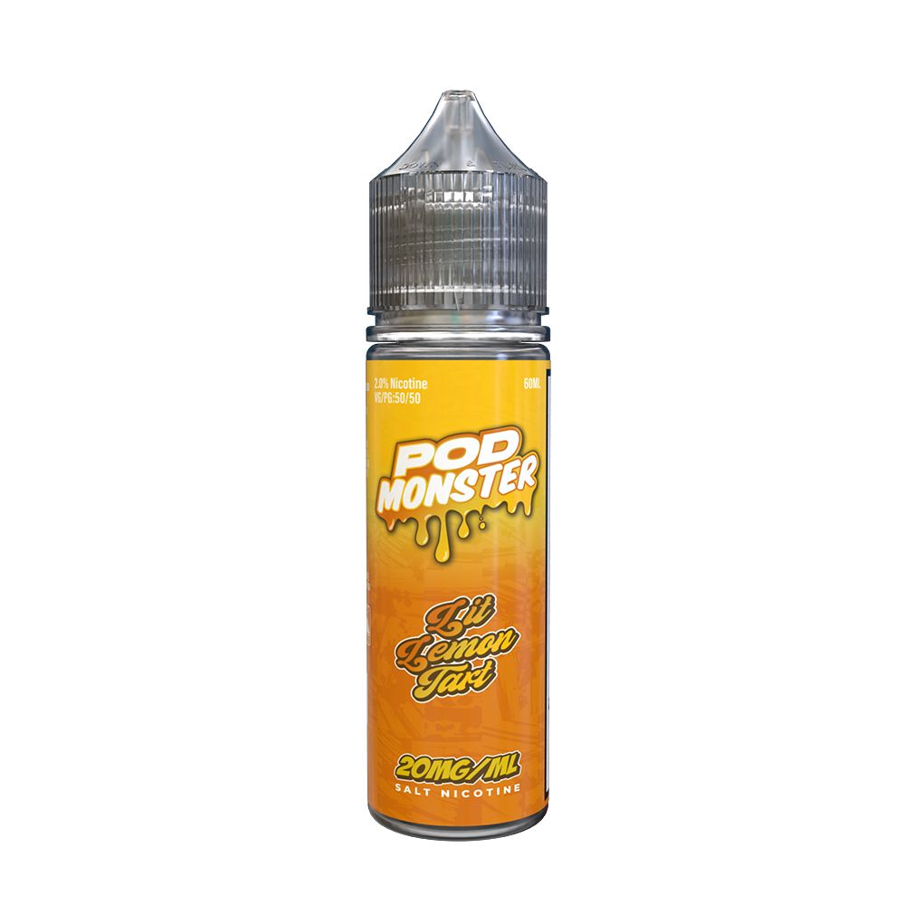 Lit Lemon Tart by Pod Monster Series E-Liquid 60mL (Salt Nic) thumbnail